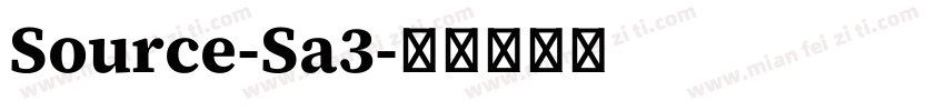 Source-Sa3字体转换