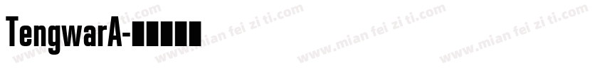 TengwarA字体转换