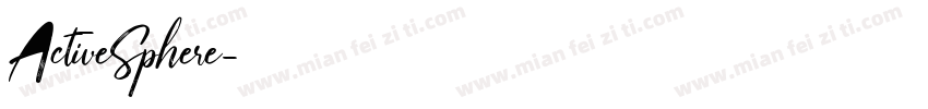 ActiveSphere字体转换
