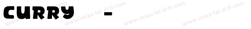 CURRY免费字字体转换