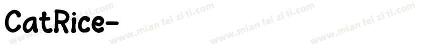 CatRice字体转换
