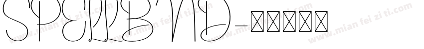 SPELLBND字体转换