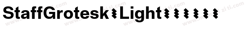 StaffGrotesk-Light字体转换