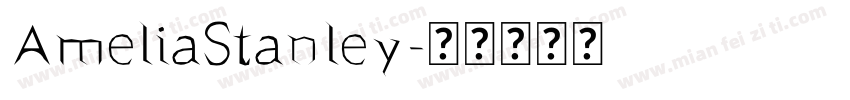 AmeliaStanley字体转换