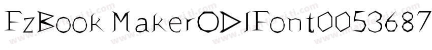 FzBookMakerODIFont00536870973字体转换