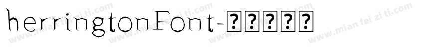 herringtonFont字体转换