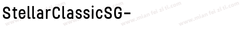 StellarClassicSG字体转换