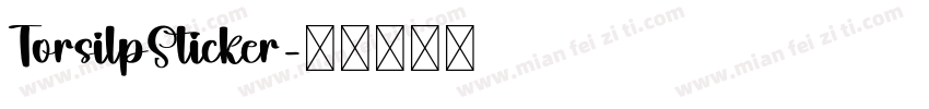 TorsilpSticker字体转换