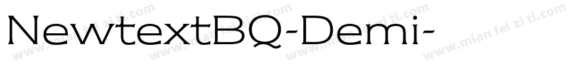 NewtextBQ-Demi字体转换