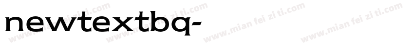 newtextbq字体转换