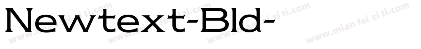 Newtext-Bld字体转换