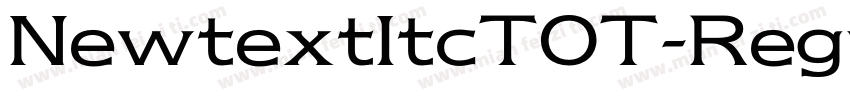 NewtextItcTOT-Regu字体转换