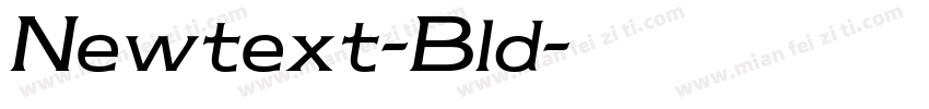 Newtext-Bld字体转换