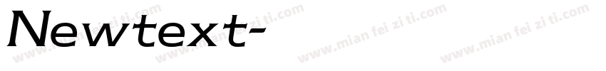 Newtext字体转换