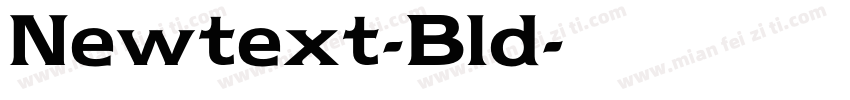 Newtext-Bld字体转换