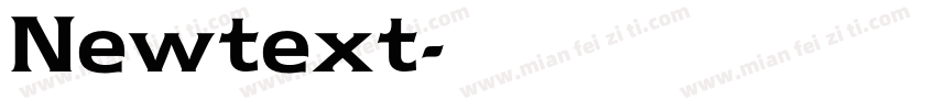 Newtext字体转换