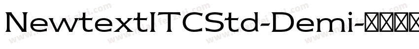 NewtextITCStd-Demi字体转换