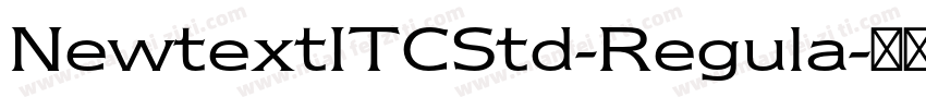 NewtextITCStd-Regula字体转换