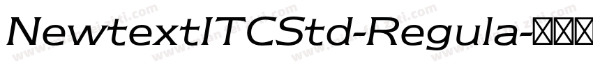 NewtextITCStd-Regula字体转换