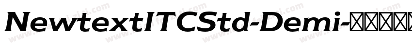 NewtextITCStd-Demi字体转换