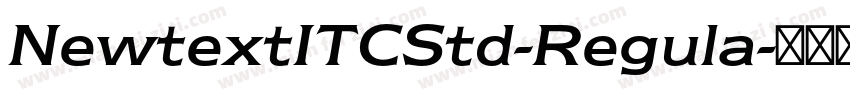 NewtextITCStd-Regula字体转换