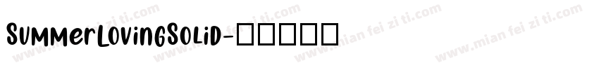 SummerLovingSolid字体转换