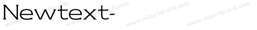 Newtext字体转换