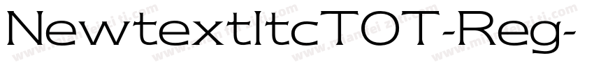 NewtextItcTOT-Reg字体转换