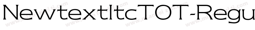 NewtextItcTOT-Regu字体转换