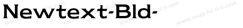 Newtext-Bld字体转换