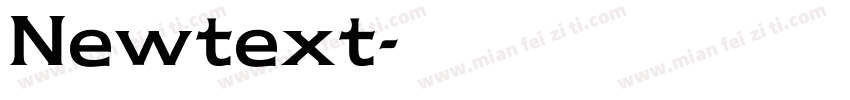 Newtext字体转换