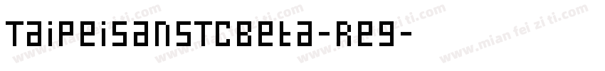 TaipeiSansTCBeta-Reg字体转换