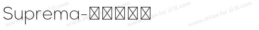 Suprema字体转换