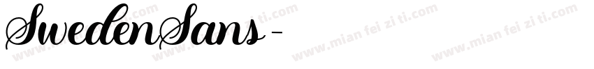 SwedenSans字体转换