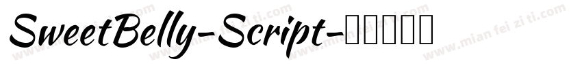 SweetBelly-Script字体转换