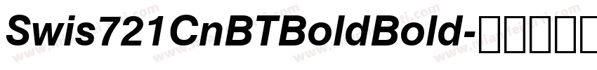 Swis721CnBTBoldBold字体转换