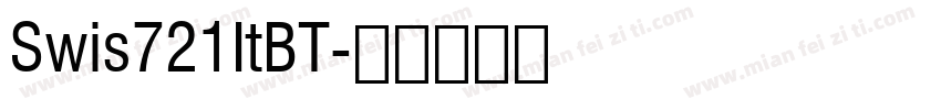Swis721ItBT字体转换