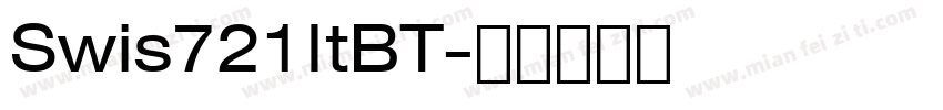 Swis721ItBT字体转换