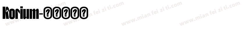 Korium字体转换