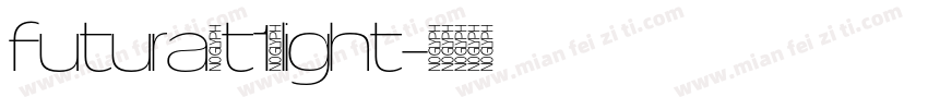 futura(t1)light字体转换