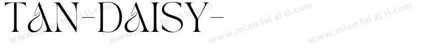 TAN-DAISY字体转换