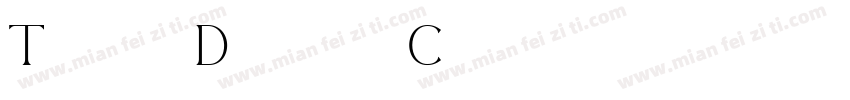 ThorinDisplayCaps字体转换