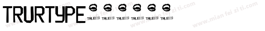 TRURTYPE字体转换