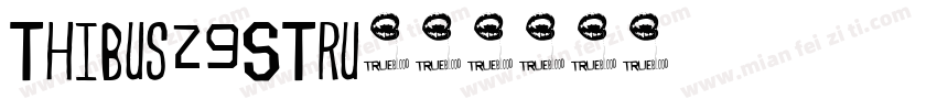 Thibus29STru字体转换