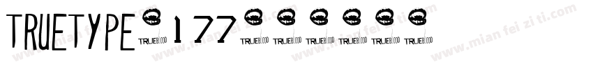 truetype-177字体转换