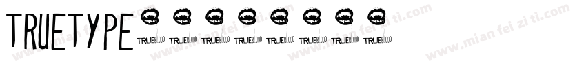 truetype西方字体转换