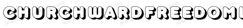 ChurchwardFreedomLBShdw字体转换