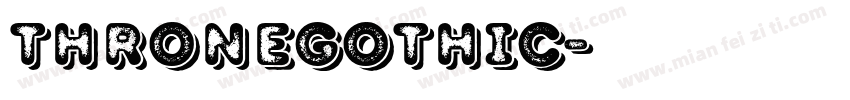thronegothic字体转换