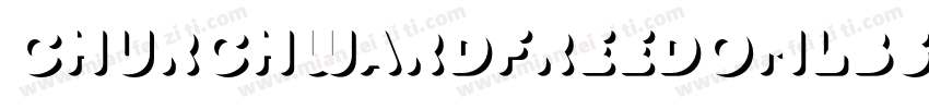 ChurchwardFreedomLBShdw字体转换