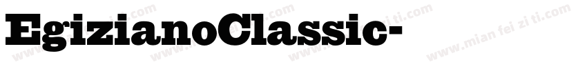 EgizianoClassic字体转换